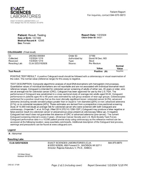 how to read cologuard results|HOW TO READ THE EXACT SCIENCES RESULT REPORT.